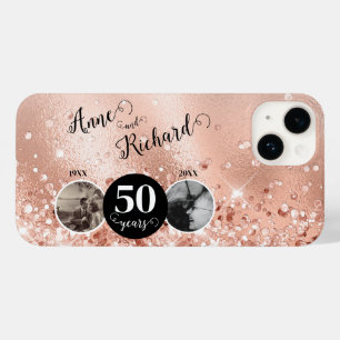 2 Foto Dann und jetzt JEDES JAHR Hochzeit Jubiläum Case-Mate iPhone 14 Hülle