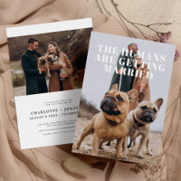 2 Foto Einfache lustige Hundehochzeit