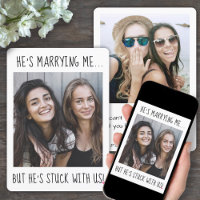 2 Foto Funny Bridesmaid / Vorschlag für eine Trauz