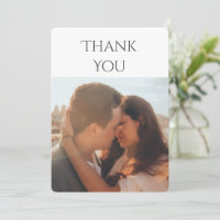 2 Foto Hochzeit Dankeschön Karte