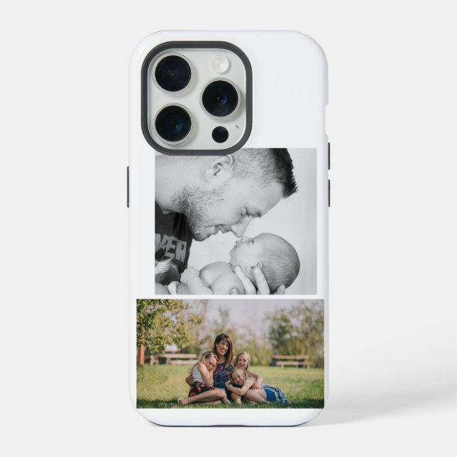 2 Foto individuell  iPhone Hülle (Rückseite)