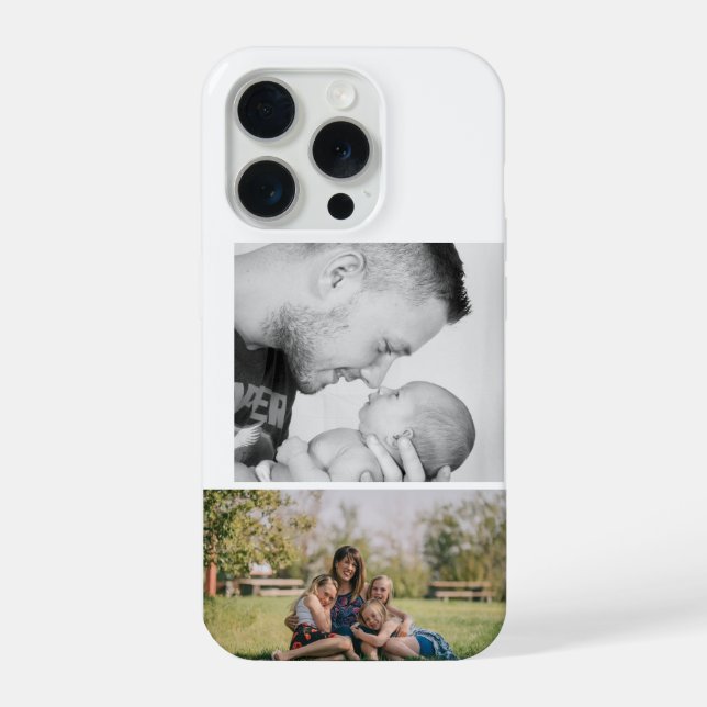 2 Foto individuell  iPhone Hülle (Rückseite)