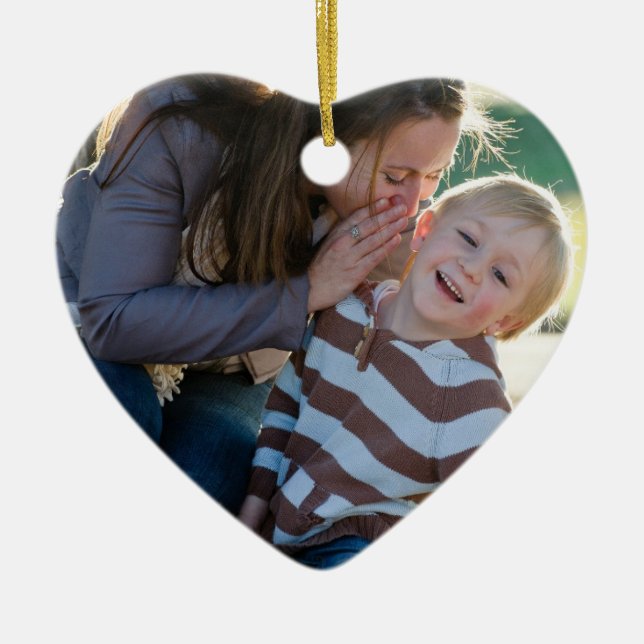 2 Foto individuell  Keramik Ornament (Vorne)