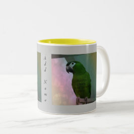 2 Foto Individueller Mug-grauer Hintergrund Zweifarbige Tasse