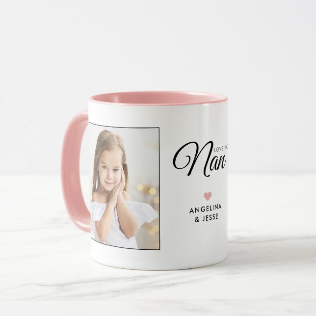 2-Foto-Liebe Nan/Nana/Granny/Andere Tasse (Vorderseite Links)