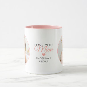 2-Foto-Liebe Sie Mama/Mama/Mama/andere Tasse