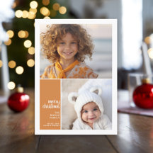 2 Foto Minimal Weihnachten Weihnachten Terracotta
