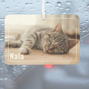 2 Foto Name Custom Pet Frame Autolufterfrischer