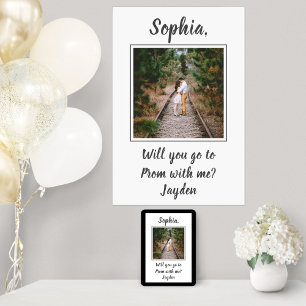 2 Foto Prom oder HOCO Vorschlag Niedlicher Vorschl Poster