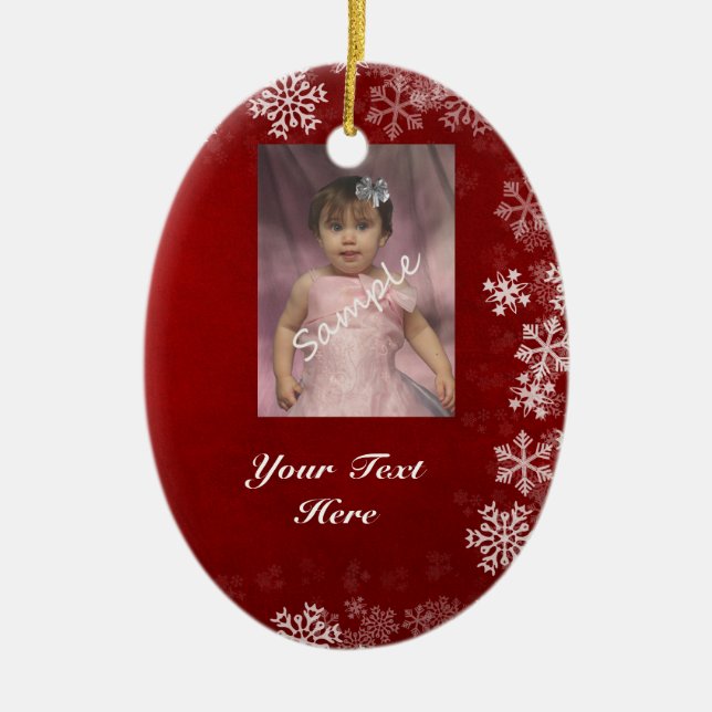 2 Foto/rote u. blaue Seitenverzierung Keramik Ornament (Vorne)