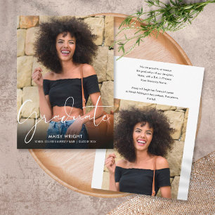 2 Foto Script Graduate Abschluss Ankündigung