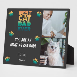 2 Foto Sunset Vathage Tag Beste Katze Vater je Fotoplatte