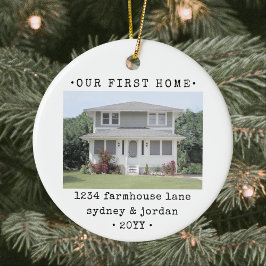 2 Foto Unsere erste Zuhause Moderne Minimale Hausw Keramik Ornament