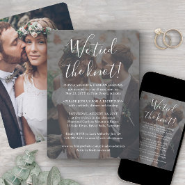 2 Foto Wir tippten die KNOT-Hochzeitsempfehlung We Einladung