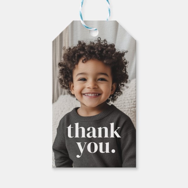 2. Foto zum Geburtstag - zwei Geschenkanhänger (Vorderseite)