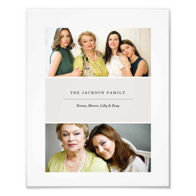 2 FotoCollage Print Fotodruck (Vorne)