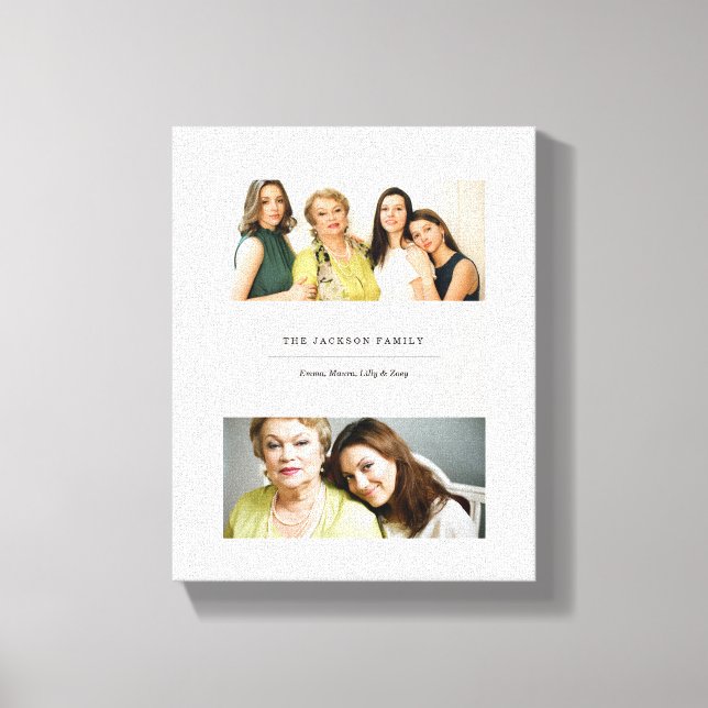 2 FotoCollage Print Leinwanddruck (Vorderseite)