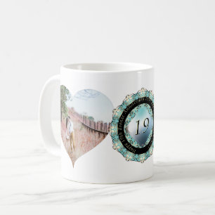 2 Fotos19. Hochzeitstag Kaffeetasse