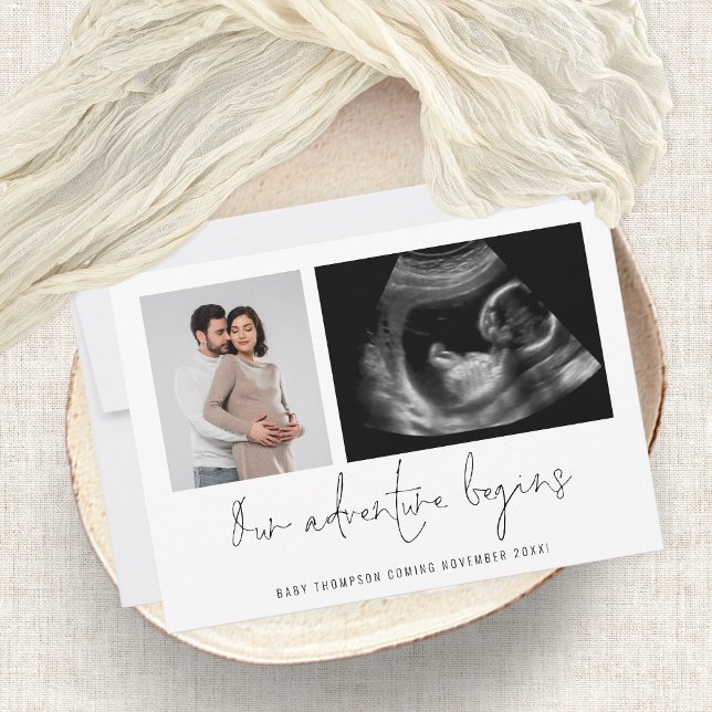 2 Fotos Adventure fängt Schwangerschaft an Ankündi Ankündigung (Von Creator hochgeladen)