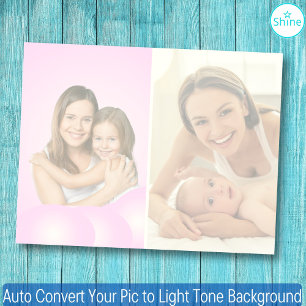 2 Fotos Auto Pic in Light Tone Background umwandel Notizblock