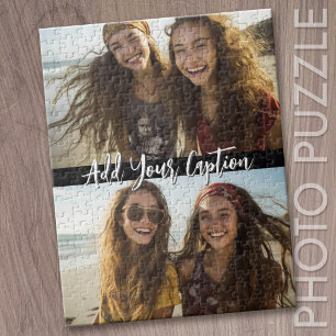 2 Fotos hinzufügen - Einfache Collage Puzzle