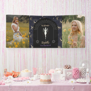 2 Fotos Mystischer Zodiakarzinom 21. Geburtstag Banner