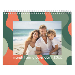 2 Fotos pro Monat Moderne Bio Abstrakte Kunst Kalender