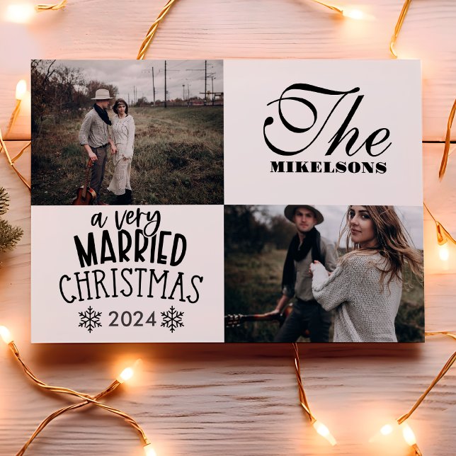 2 Fotos Sehr Verheiratet Feiertagskarte (Von Creator hochgeladen)