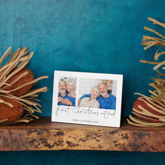 2 Fotos Skriptname Erstes Weihnachtsmüde Fotoplatte (Seite)