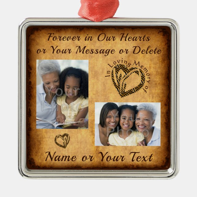 2 Fotos von Christmas Ornament for Loss of Loved O (Vorne)