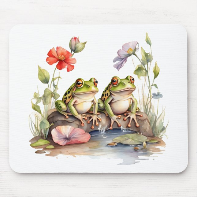 2 Frösche Mousepad (Vorne)