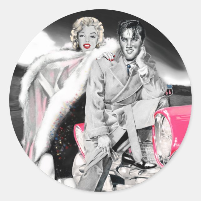 2 für den Straßenverkehr Runder Aufkleber (Vorderseite)