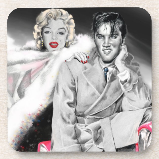 2 für die Straße Getränkeuntersetzer (Vorderseite)