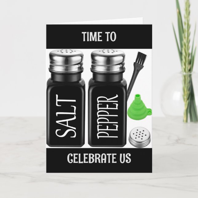 2 GANZ UNTERSCHIEDLICHE MENSCHEN IN DER LIEBE FÜR  KARTE (Vorderseite)