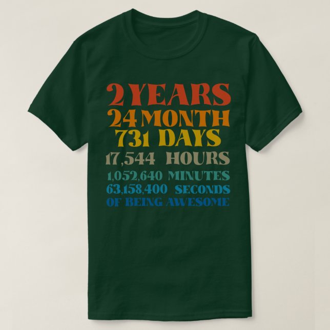 2. Geburtstag 2 Jahre Phantastisches Tshirt Tag (Design vorne)