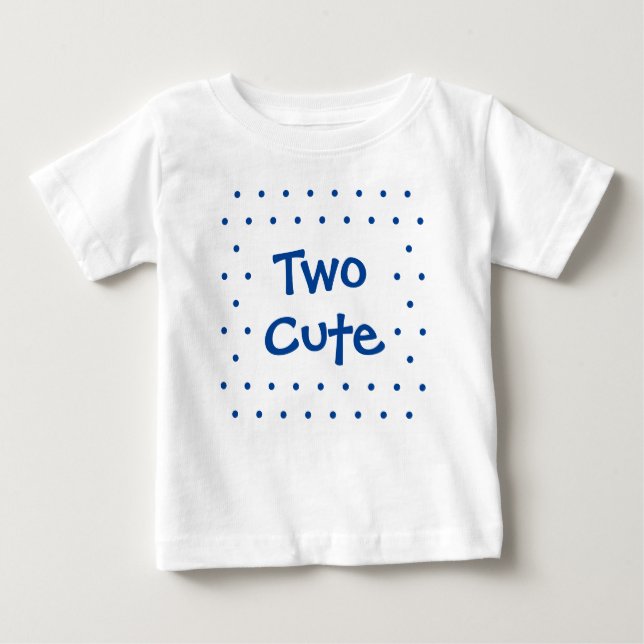 2. Geburtstag Baby Boy Zwei Niedliche T - Shirt (Vorderseite)