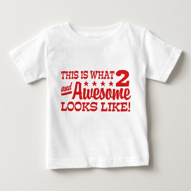 2. Geburtstag Baby T-shirt (Vorderseite)