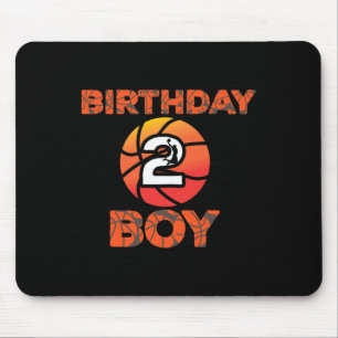 2. Geburtstag Basketball Party 2 Jahre Alte Tageka Mousepad