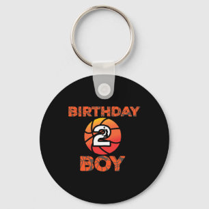 2. Geburtstag Basketball Party 2 Jahre Alte Tageka Schlüsselanhänger