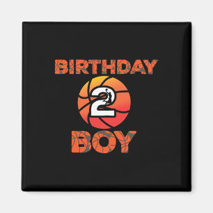 2. Geburtstag Bysketbyll Party 2 Jahre Alte Tageze Magnet