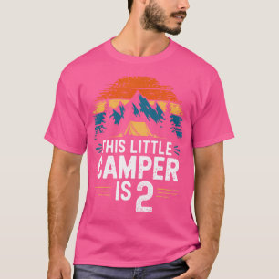 2. Geburtstag Camping Shirt für 2-Jährige Kinder C