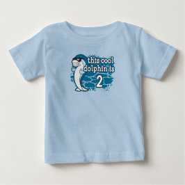 2. Geburtstag des Kindes Diese Coole Dolphin ist z Baby T-shirt