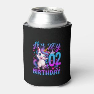 2. Geburtstag Einhorn Es ist mein 2. Geburtstag Ta Dosenkühler