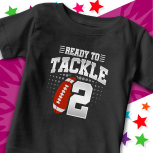 2. Geburtstag für Fußball-Party bereit Baby T-shirt