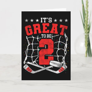 2. Geburtstag Hockey-Fans Es ist großartig, 2 Jahr Karte
