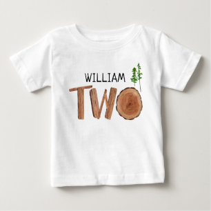 2. Geburtstag Individuelle Name Baby T-shirt