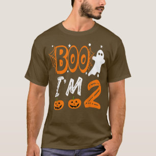 2. Geburtstag Kinder Boo I m 2 Two Yr Ghost Hallow T-Shirt