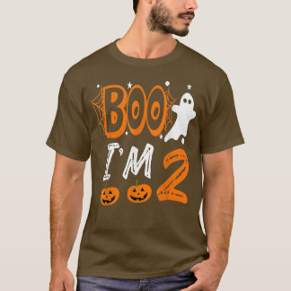 2. Geburtstag Kinder Boo I m 2 Two Yr Ghost Hallow T-Shirt