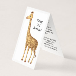 2. Geburtstag - Kinderkarte