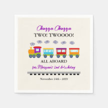 2. Geburtstag Niedlicher Zug